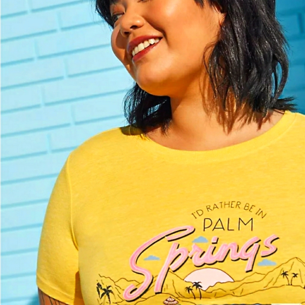 NWOT Torrid Palm Springs Tee